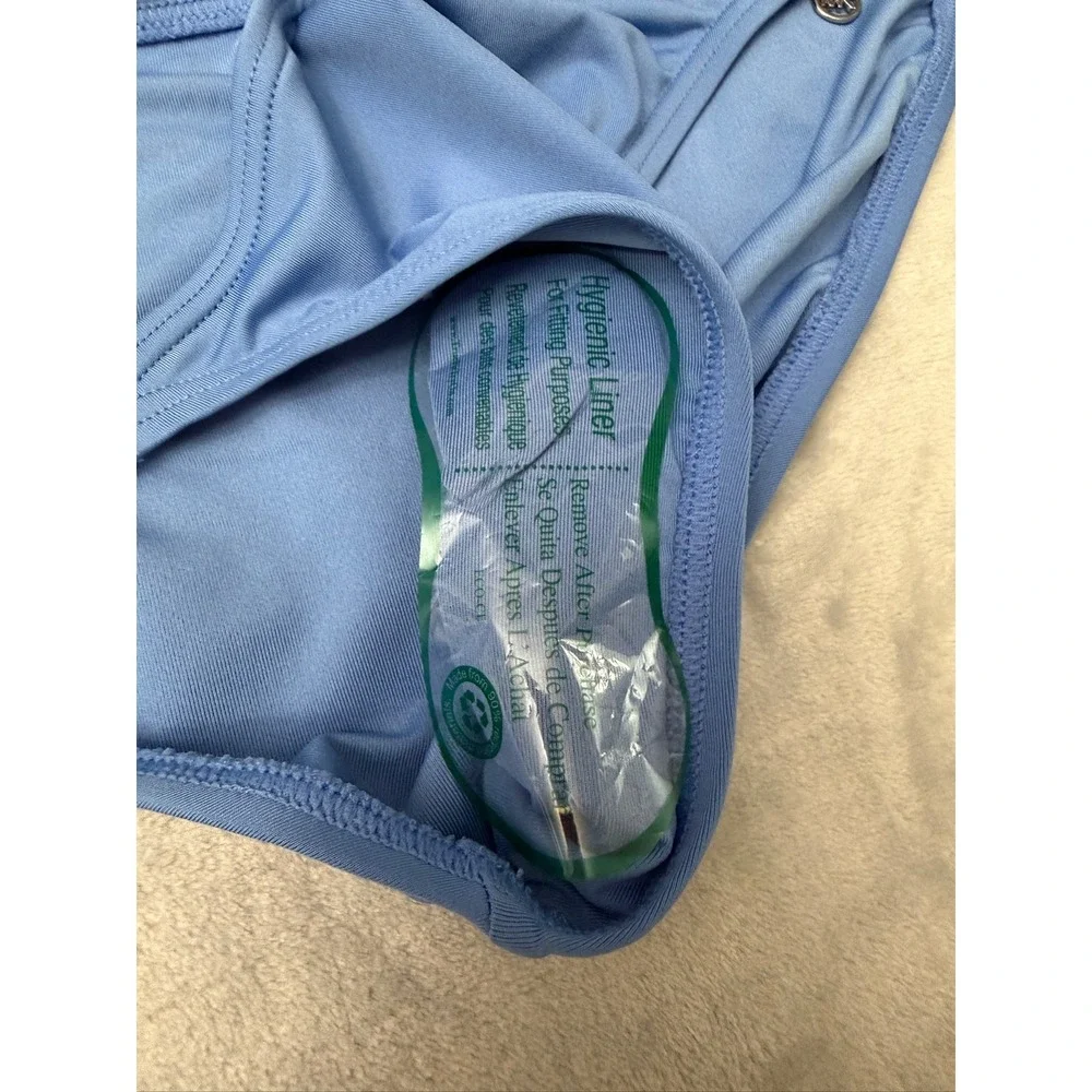 Michael Michael Kors chain-link Bikini Bottom Blue Detail $70 NEW